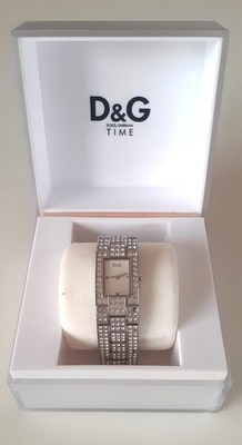 Dolce & Gabbana Time Swarovski C'est Chic Damen Uhr Edelstahl Swarovski