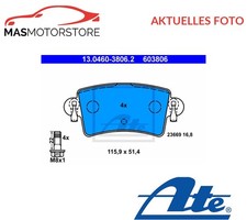 SATZ BREMSBELÄGE BREMSKLÖTZE HINTEN ATE 130460-38062 P FÜR OPEL MOVANO