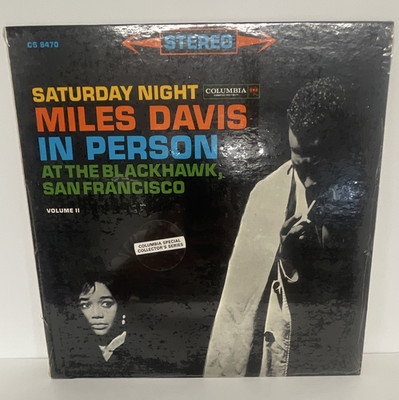 Miles Davis 12'' JACKET ONLY Saturday Night At The Blackhawk Columbia Jazz