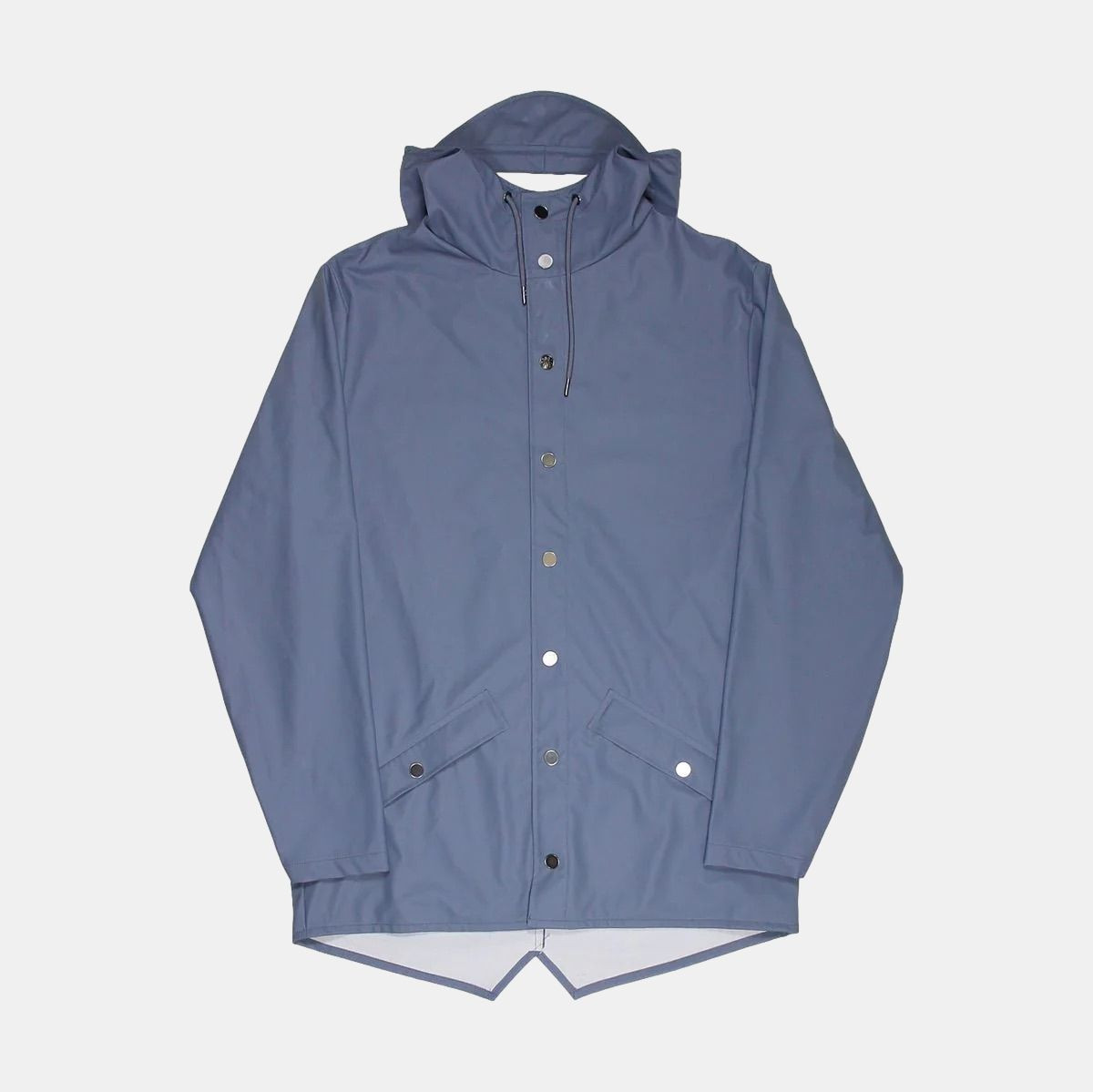 Rains Mens Blue Short Polyester Jacket Size S