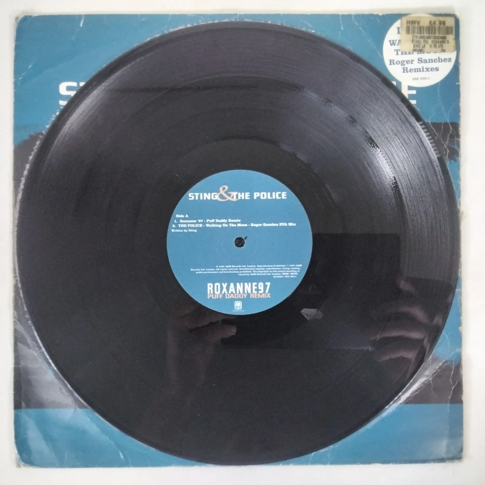 Sting & The Police Roxanne 97 Puff Daddy Remix 12" Vinyl Single Record - Image 4 of 4