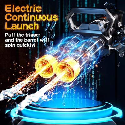 Super Gatling Electric Water Gun Toy Kids Automatic Continuous Launch Large Tank