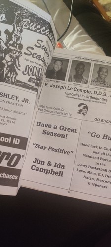 VINCE CARTER SIGNED Mainland Senior High School BUCCANEER BASKETBALL... - Picture 5 of 7