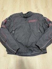 Men&rsquo;s Vintage Harley Davidson Sz Medium Tribal Skull Rising Jacket W/ Pad Slots