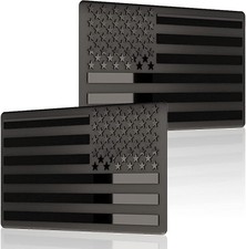 2 Pack 3d Metal American Flag Emblem Sticker Decal For Cars Trucks Vehicle 2 Pack 3d Metal American Flag Emblem Sticker Decal For Cars Trucks Vehicle