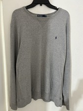 Polo Ralph Lauren Crewneck Sweatshirt Gray Fleece Pullover Men  s Size Large