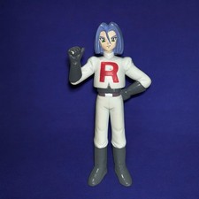 Vintage TOMY Pokémon Team Rocket James Figure 1998 Loose Preowned - Paint Wear
