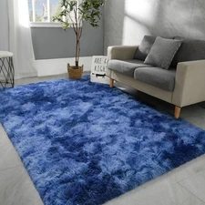9x12 Large Area Rugs for Living Room, Super Soft Fluffy Modern Bedroom Rug, T...