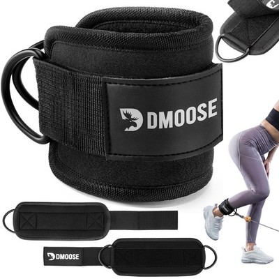 Ankle Strap for Cable Machine Attachments - Gym Ankle Cuff for Kickbacks, Glute