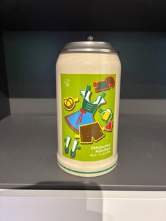 Oktoberfest Krug 1l 2010 mit Zinndeckel