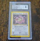 CGC 9 Team Rocket's Meowth 18 Wotc Black Star Promo Holo 40HP 2000