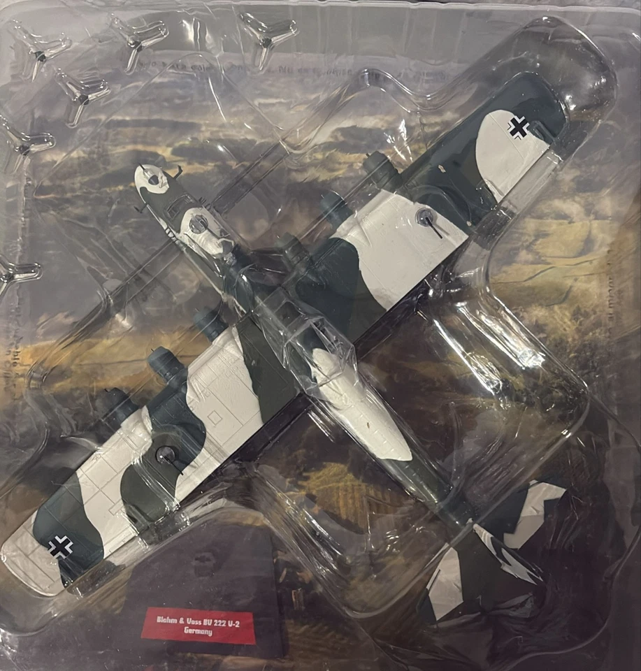 BLOHM & VOSS BU 222 U-2 GERMANY SCALA 1:72 ALTAYA AEREO MODELLINO NEW IN BOX - Immagine 3 di 4