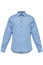 FERRAGAMO OXF Blue Bluet Monogram Shirt New  Authentic