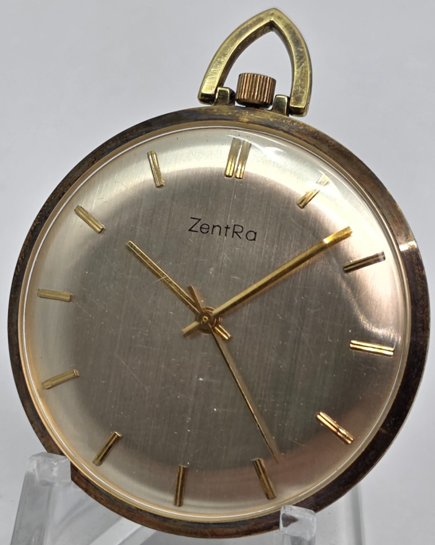 Vintage Zentra Germany Manual Wind Pocket Watch | eBay
