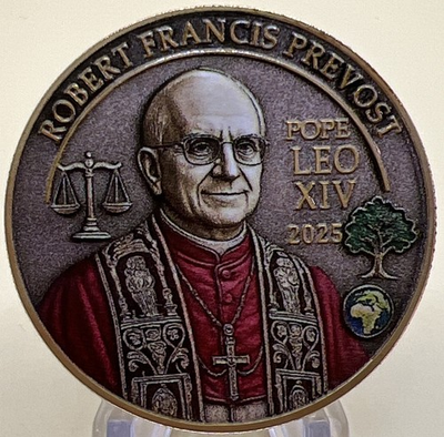 #ad #ad * Pope Leo XIV 2025 First Catholic From The United States To Become Pope $12.95