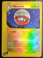 Electrode 8/147 Reverse Holo Rare Aquapolis Pokemon Card Creased  on eBay