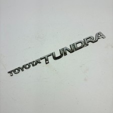 2000-2006 Toyota Tundra Chrome Door Or Tailgate Emblem Tundra Name Badge Oem 2000-2006 Toyota Tundra Chrome Door Or Tailgate Emblem Tundra Name Badge Oem
