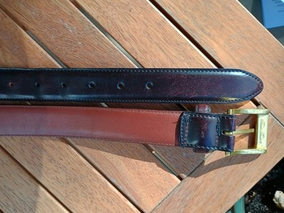 Brooks Brothers Shell Cordovan Belt Size 40 (Burgundy) | eBay
