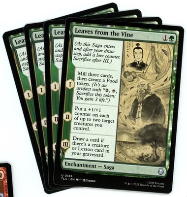 x4 Leaves from the Vine - 0185 - Avatar: The Last Airbender TLA - MTG - NM/M