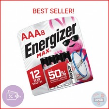 Energizer MAX AAA Batteries 8 Pack , Triple A Alkaline Batteries