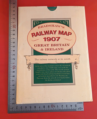 Bradshaw's Railway Map 1907 Great Britain And Ireland Old House Books