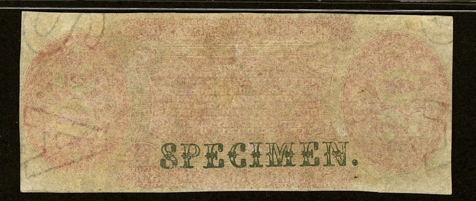 FR# 1328 Fractional 1864 Union Currency 50c Civil War Third Specimen Issue, PCGS - Image 4 of 4