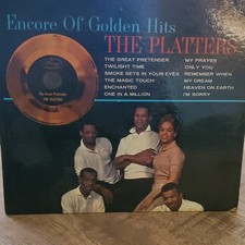 The Platters Encore Of Golden Hits LP 12" 33 RPM Stereo Mercury SR 60243