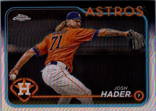 2024 Topps Chrome Refractors #162 Josh Hader Houston Astros
