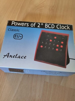 BCD Clock Powers of 2 Anelace