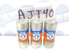 (Lot of 3) FERRAZ SHAWMUT Smart Spot AJT40 40A Class J AMP-TRAP 2000, 600VAC New