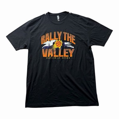Phoenix Suns NBA Basketball Rally The Valley Black City Edition T-Shirt Men s XL