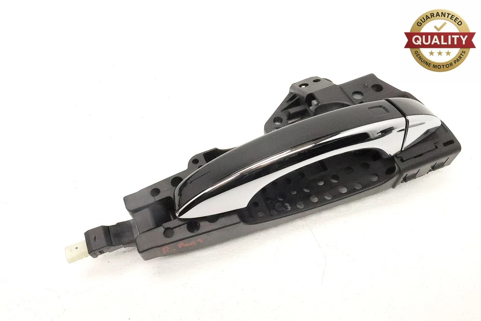 AUDI A6 C7 2012-2018 PANEL PUERTA TRASERA DERECHA MANIJA PUERTA EXTERIOR NEGRO OEM Foto 2 de 4