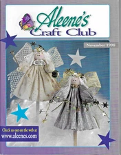 Aleene's Craft Club Magazine Nov 1998 DIY Decorations Crafts Projects Christmas