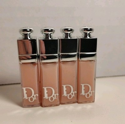 NEW Dior Addict Lip Maximizer Plumper Gloss 001 Pink ~ 6x Mini Size 2ml 0.06 oz