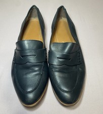 Franco Sarto Black leather loafers with a comfortable fit Women  s size 10