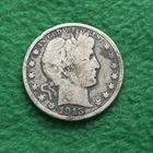 1915 Barber Half Dollar - Key Date Barber Half - Some Detail Remains!