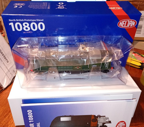 Heljan 1080 Spurweite OO North British Diesel Prototype 10800 BR Green Later Crest | Condition: New