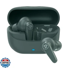 JLab Go Pods ANC True Wireless Bluetooth Earbuds and Charging Case, Hybrid Ac