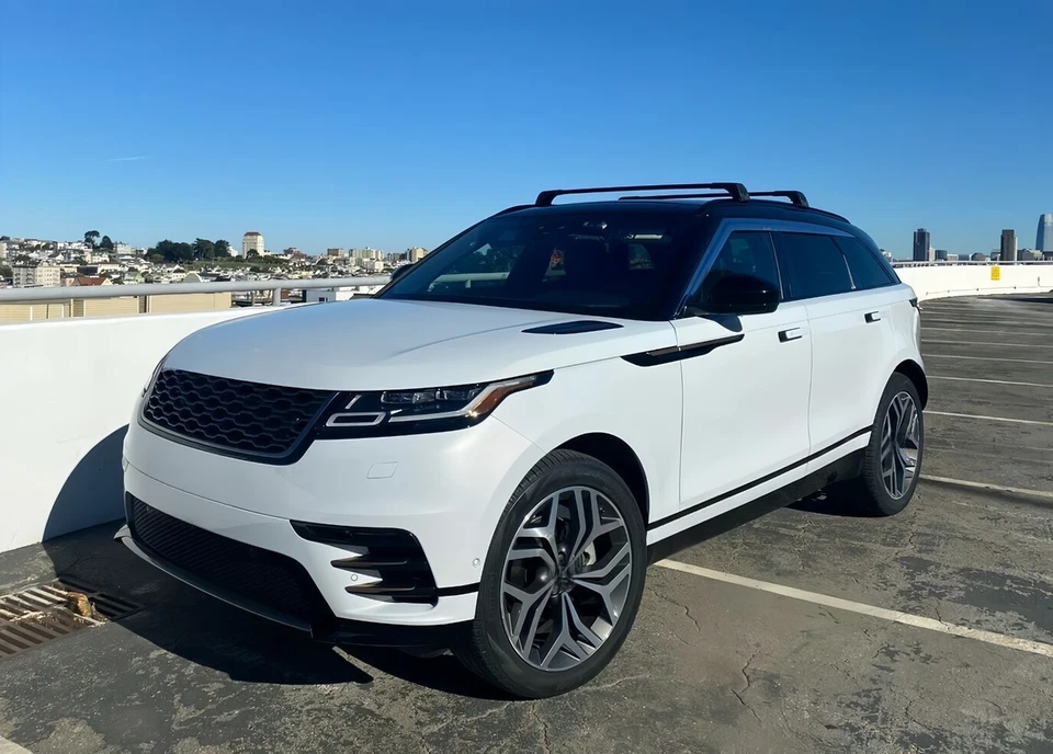 Roof Rack Carrier Fit For Land Rover Range Rover Velar 2018-2022 2PC Black Paste - Image 4 of 4