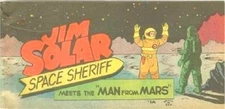 JIM SOLAR SPACE SHERIFF MEETS MAN FROM MARS WISCO VITAL PROMO GIVEAWAY RARE VFNM