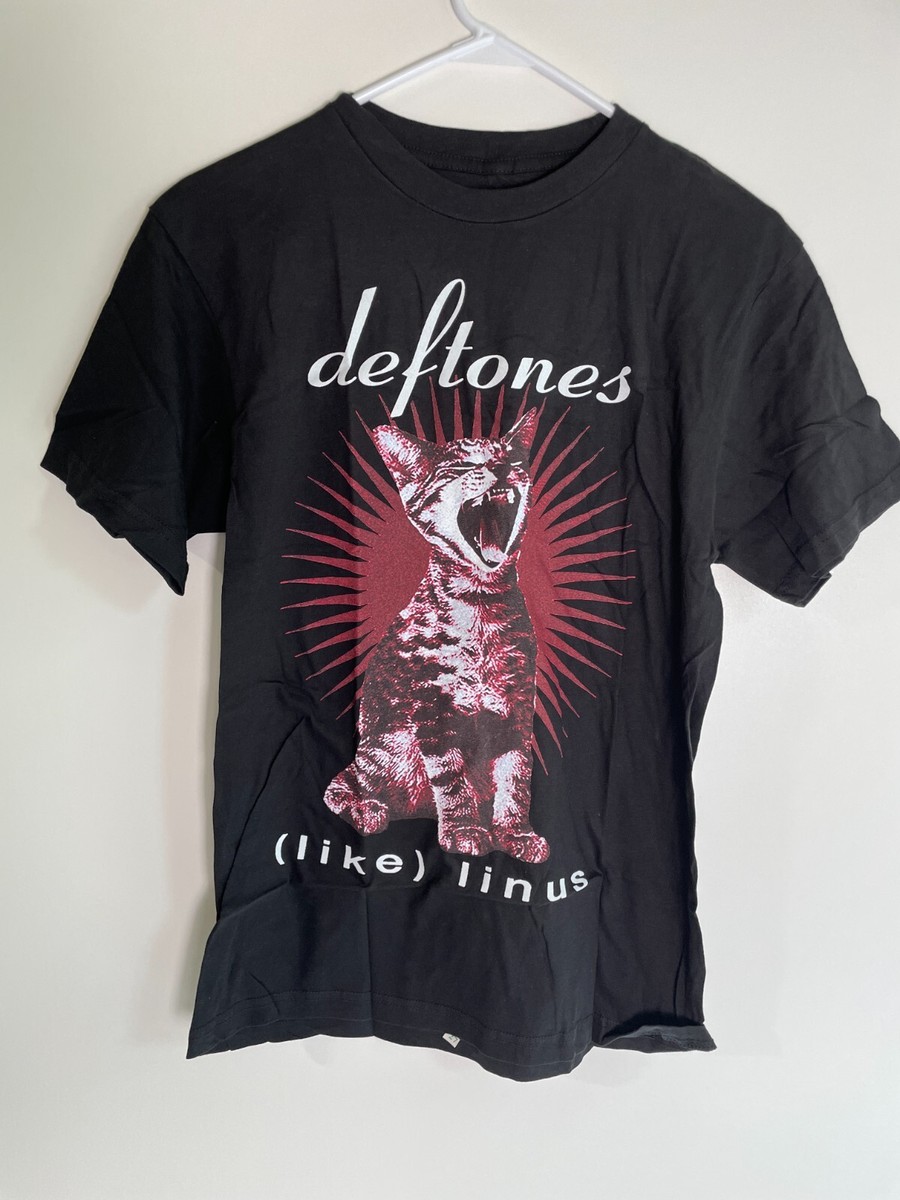 Deftones Women's L Like Linus Album Cover Boyfriend Fit T-Shirt