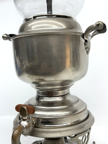 Antique 1907 Manning Bowman &Co. Meteor Coffee Percolator Tea Pot Samovar Rare - Picture 14 of 24