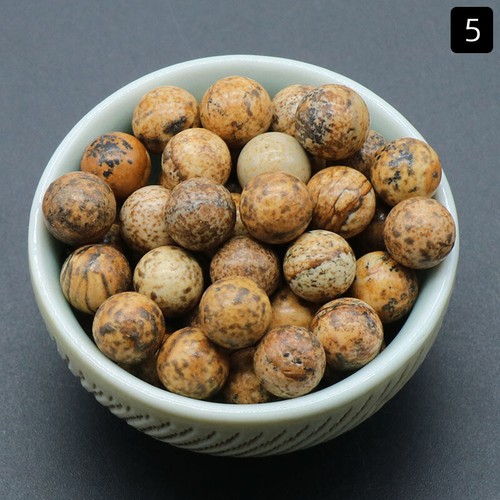 100pcs 8mm Mixed Natural Stone Assorted Round Ball Shape No Hole Beads - Picture 10 of 12