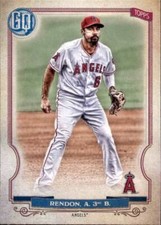 2020 Topps Gypsy Queen Base #215 Anthony Rendon Los Angeles Angels