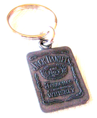Jack Daniels Old No 7 Brand Key Chain Keychain Tennessee Sour Mash Whiskey Metal