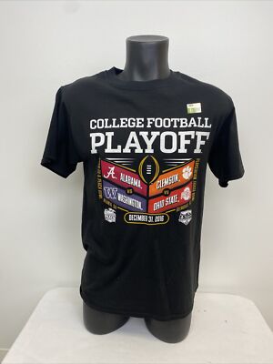 2016 College Football Playoff T-shirt M Alabama Clemson