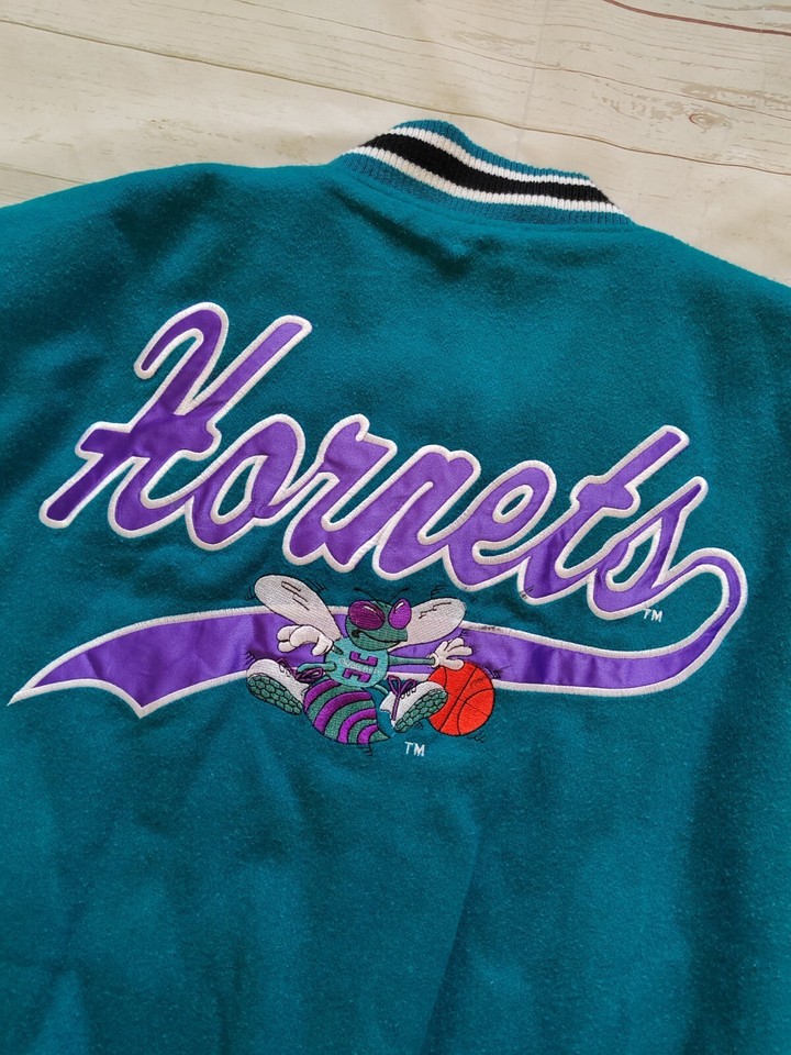 Logo Athletic Men's Vintage 90s NBA Charlotte Wool Varsity
