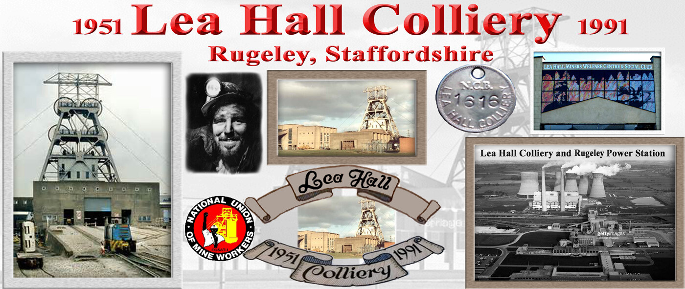 LEA HALL COLLIERY COAL MINE MUG. LIMITED EDITION GREAT GIFT MINERS