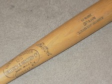 Warren Spahn H&B Game Bat Milwaukee Braves HOF PSA DNA