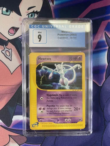 2002 Mewtwo 56/165 Expedition Non Holo Pokemon Card PSA 9